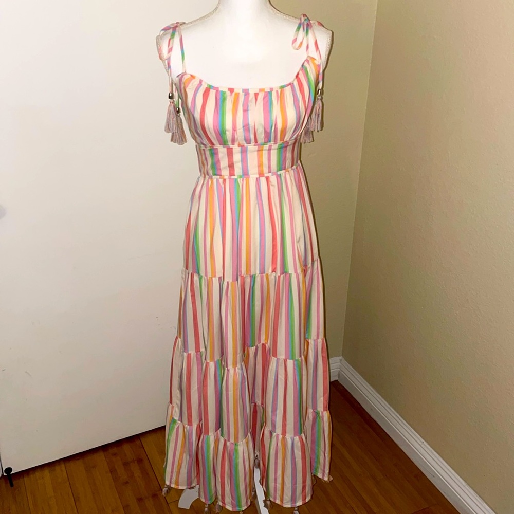 Pastel rainbow dress